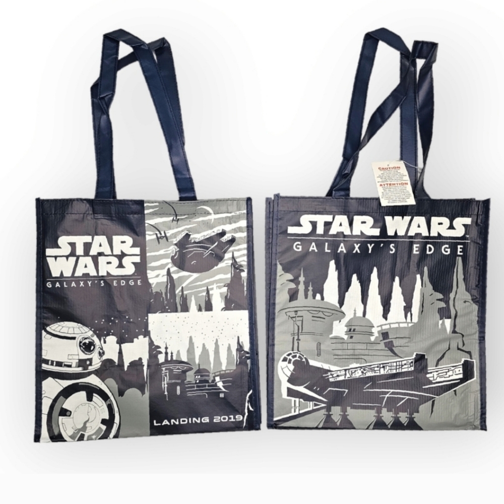 Disney Star Wars Galaxy's Edge Reusable Bags Set of 2